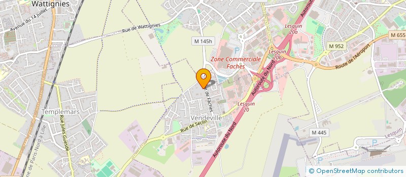 localisation de l'entreprise SARL DMRC  VENDEVILLE