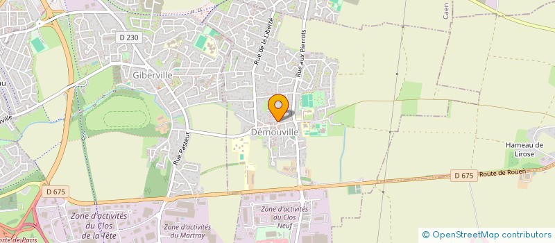 localisation de l'entreprise SARL DMS  DEMOUVILLE