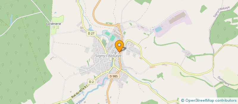 localisation de l'entreprise SARL DMS  SIGNY L'ABBAYE