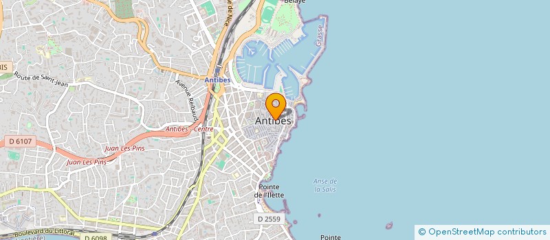 localisation de l'entreprise SARL DNK à ANTIBES