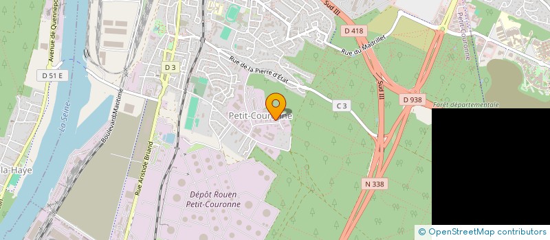 localisation de l'entreprise SARL DNK TRANSPORT à PETIT-COURONNE