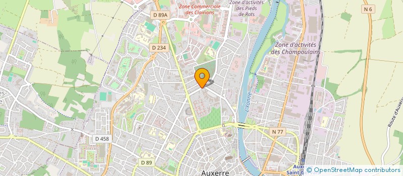 localisation de l'entreprise SARL DO NASCIMENTO JOSE à AUXERRE