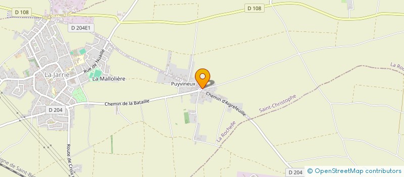 localisation de l'entreprise SARL DOBERANE à SAINT-CHRISTOPHE