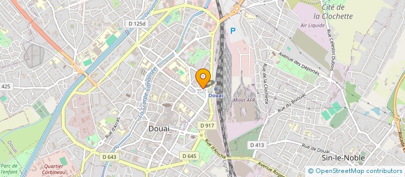 localisation de l'entreprise SARL DOC à DOUAI