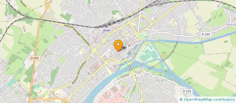 localisation de l'entreprise SARL DOLE IMMOBILIER à DOLE