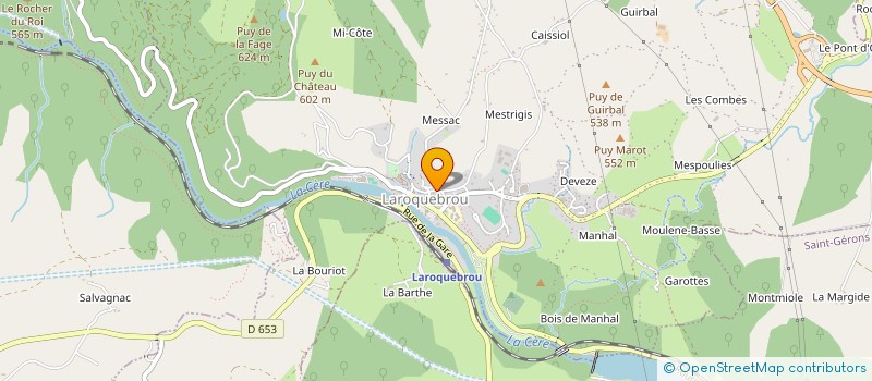 localisation de l'entreprise SARL DOLI à LAROQUEBROU