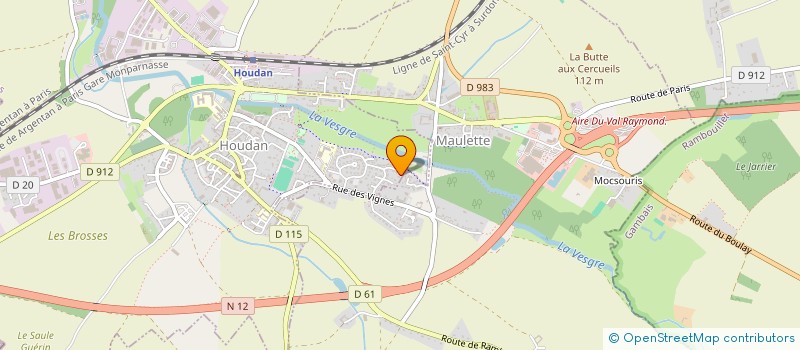 localisation de l'entreprise SARL DOLIVET à HOUDAN