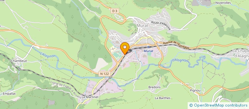 localisation de l'entreprise SARL DOLLY à MURAT