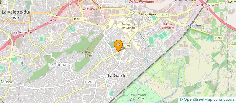 localisation de l'entreprise SARL DOLMEN  LA GARDE