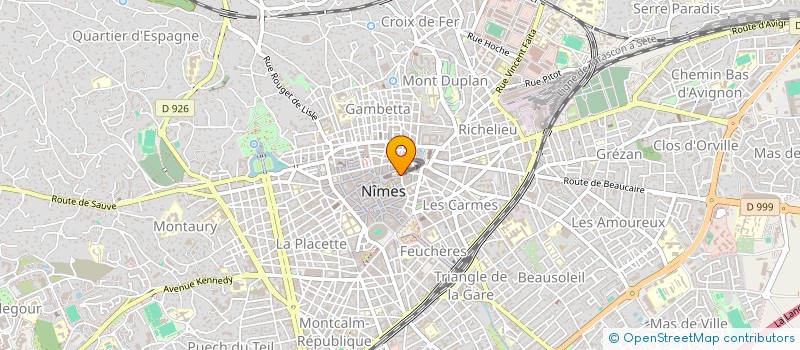 localisation de l'entreprise SARL DOLMEN TERRE IMMOBILIERE  NIMES