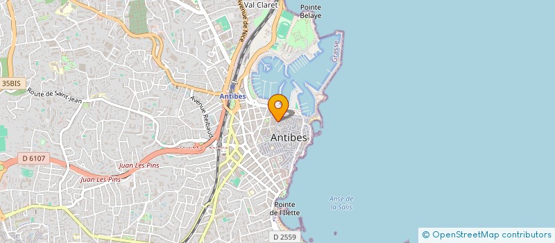 localisation de l'entreprise SARL DOMAINE DE KERENEZ à ANTIBES