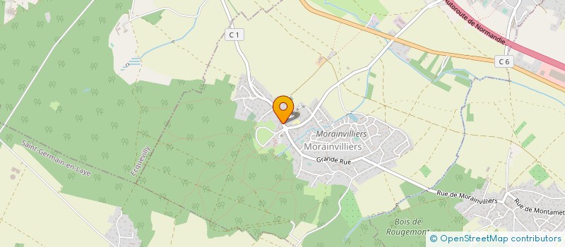 localisation de l'entreprise SARL DOMAINE DE ROMAINVILLE  MORAINVILLIERS