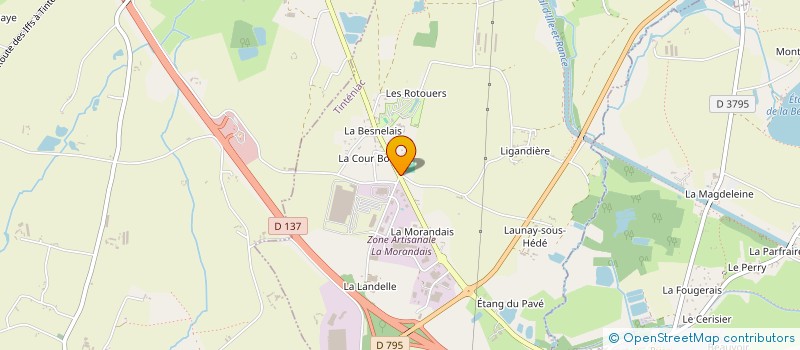 localisation de l'entreprise SARL DOMAINE DU LOGIS  LA CHAPELLE-AUX-FILTZMEENS