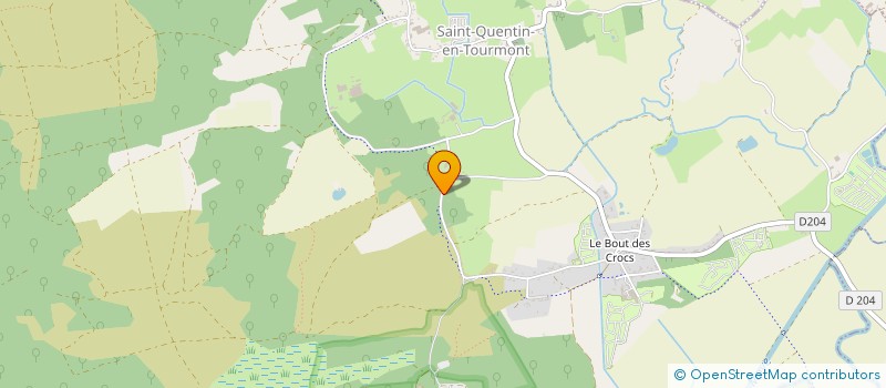 localisation de l'entreprise SARL DOMAINE DU MARQUENTERRE  SAINT-QUENTIN-EN-TOURMONT