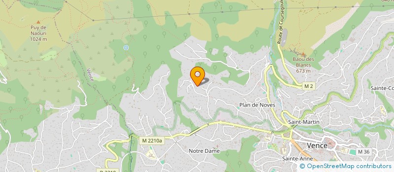 localisation de l'entreprise SARL DOMAINE DU MEOU  VENCE