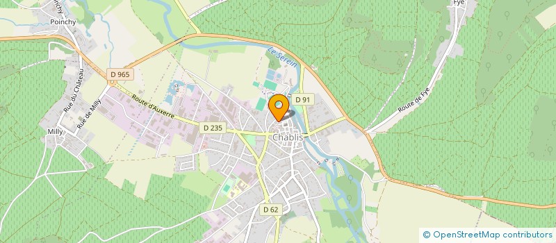 localisation de l'entreprise SARL DOMAINE LAFFAY  CHABLIS