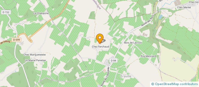 localisation de l'entreprise SARL DOMAINE PASQUET à BELLEVIGNE