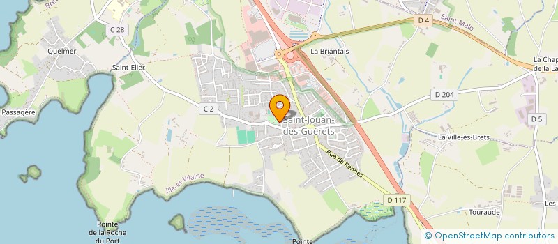 localisation de l'entreprise SARL DOMAINE PROJET  SAINT-JOUAN-DES-GUERETS