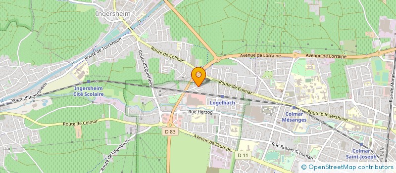localisation de l'entreprise SARL DOMBALL à WINTZENHEIM