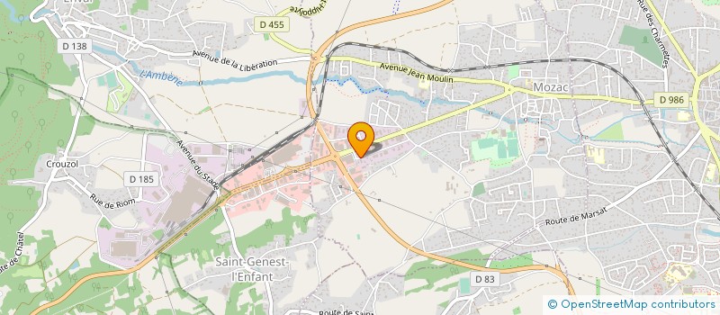 localisation de l'entreprise SARL DOME MENUISERIE HABITAT  MOZAC