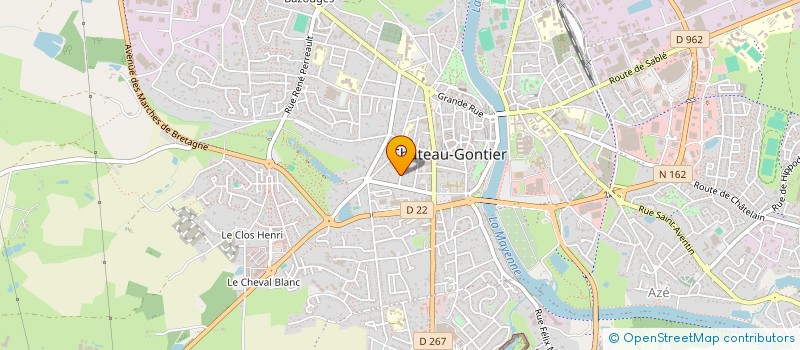 localisation de l'entreprise SARL DOMER ET FILS à CHATEAU-GONTIER-SUR-MAYENNE
