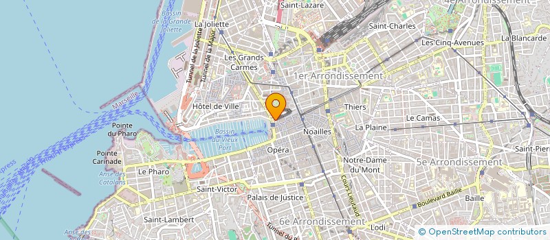 localisation de l'entreprise SARL DOMERGUE à MARSEILLE