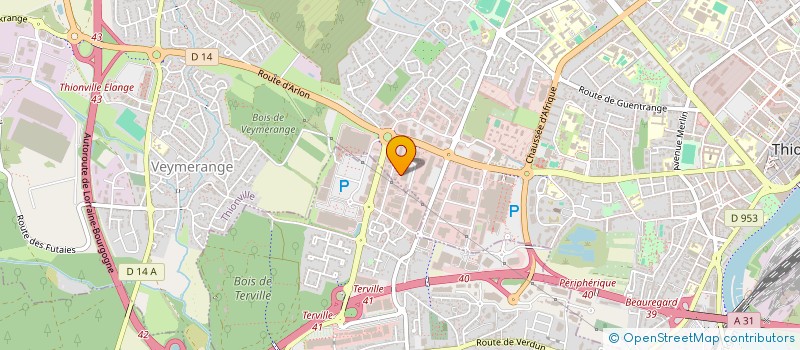 localisation de l'entreprise SARL DOMI  THIONVILLE