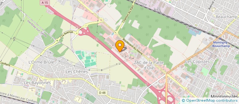 localisation de l'entreprise SARL DOMIBOIS à HERBLAY-SUR-SEINE