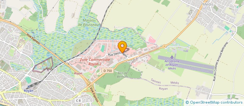 localisation de l'entreprise SARL DOMICILE SERVICES  ROYAN