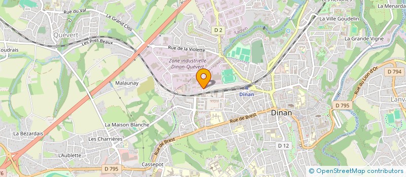 localisation de l'entreprise SARL DOMIMED à DINAN