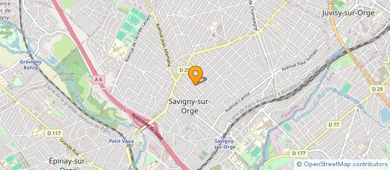 localisation de l'entreprise SARL DOMINGUES à SAVIGNY-SUR-ORGE