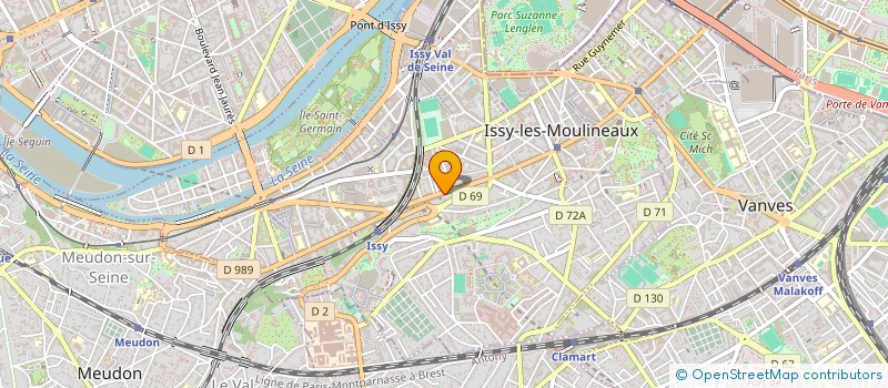 localisation de l'entreprise SARL DOMINGUEZ à ISSY-LES-MOULINEAUX