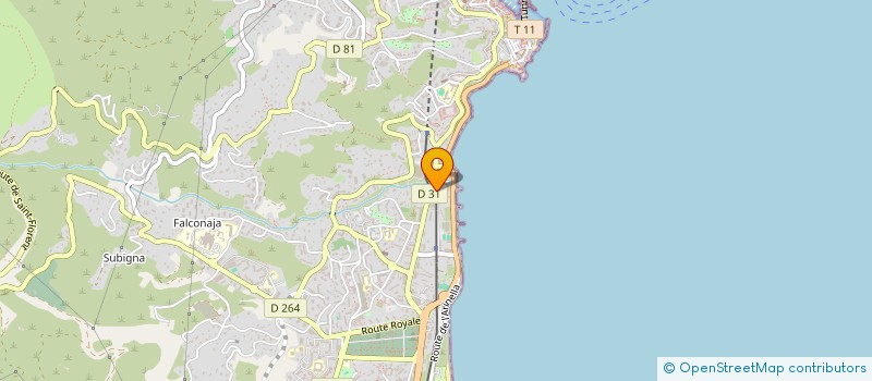 localisation de l'entreprise SARL DOMINICI LES SABLES ROUGES à BASTIA