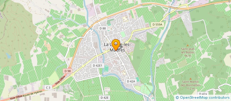 localisation de l'entreprise SARL DOMINIQUE  LA LONDE-LES-MAURES