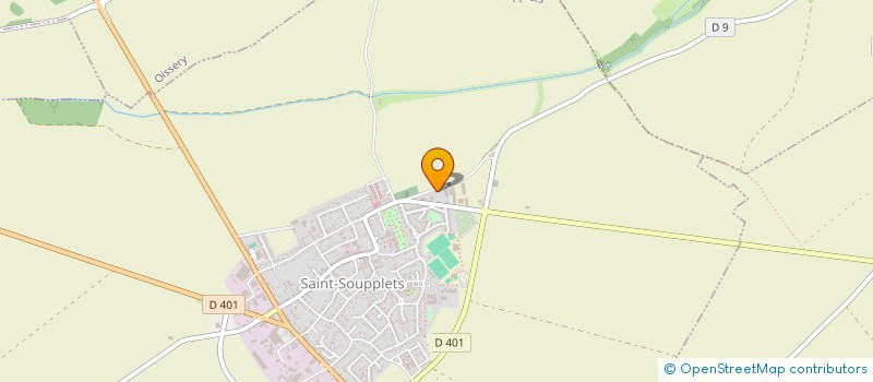 localisation de l'entreprise SARL DOMINIQUE BUCELLONI  SAINT-SOUPPLETS