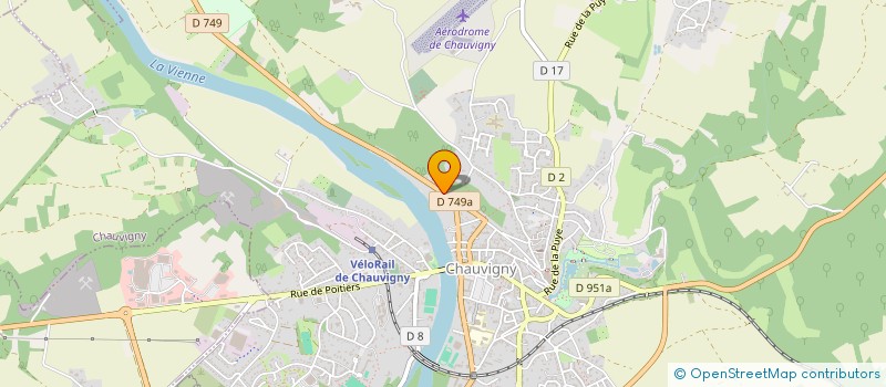 localisation de l'entreprise SARL DOMINIQUE COULOT  CHAUVIGNY