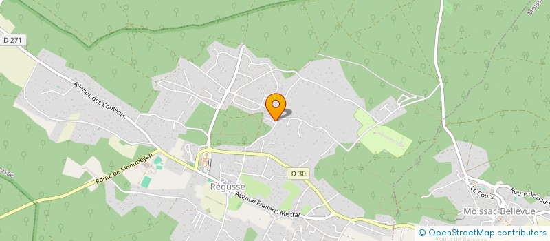 localisation de l'entreprise SARL DOMINIQUE MOSCHETTI à REGUSSE