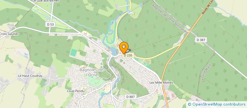 localisation de l'entreprise SARL DOMINO à BAGNOLES-DE-L'ORNE-NORMANDIE