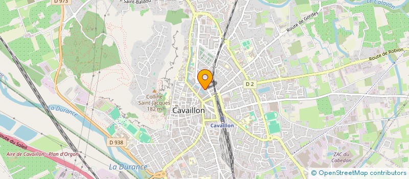 localisation de l'entreprise SARL DOMOCLIMELEC  CAVAILLON