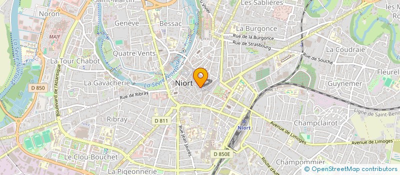 localisation de l'entreprise SARL DOMOSYSTEMIX à NIORT