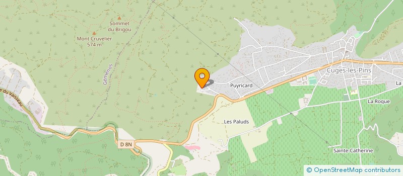 localisation de l'entreprise SARL DOMUS  CUGES-LES-PINS