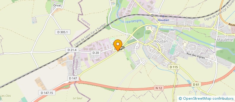 localisation de l'entreprise SARL DONAFLEX à HOUDAN