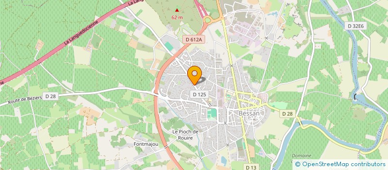 localisation de l'entreprise SARL DONAT-SALLES ANDRE  BESSAN