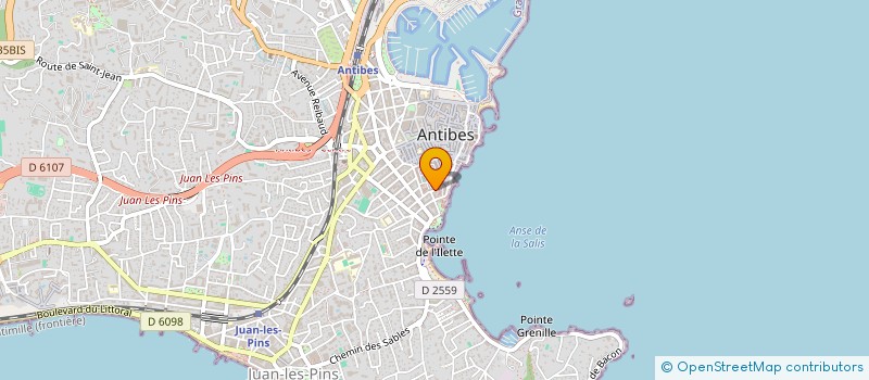 localisation de l'entreprise SARL DONATO à ANTIBES