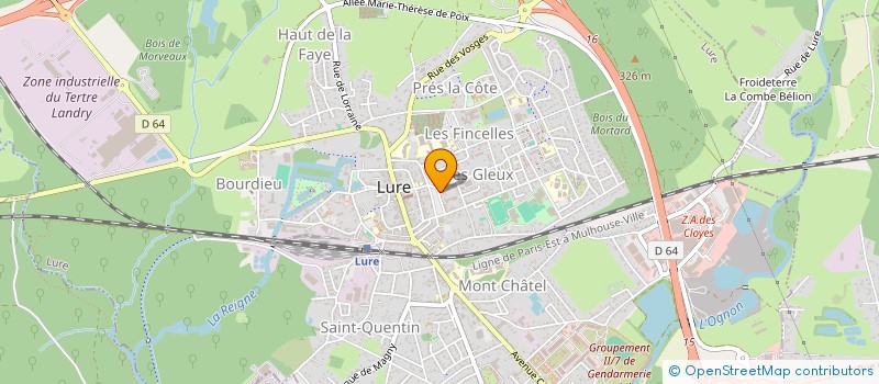 localisation de l'entreprise SARL DONER KING à LURE