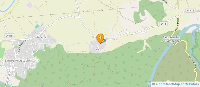 localisation de l'entreprise SARL DONNADIEU  SAINTE-ANASTASIE