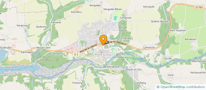 localisation de l'entreprise SARL DONNART LE GALL à PONT-CROIX