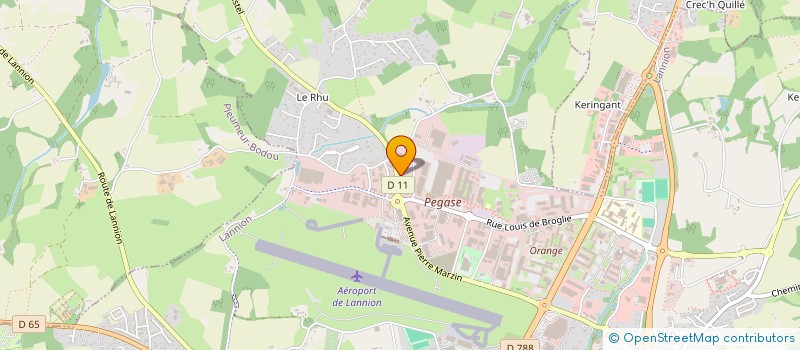 localisation de l'entreprise SARL DOR DIGOR  LANNION