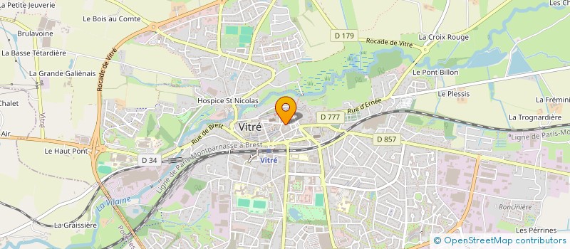 localisation de l'entreprise SARL DORA à VITRE