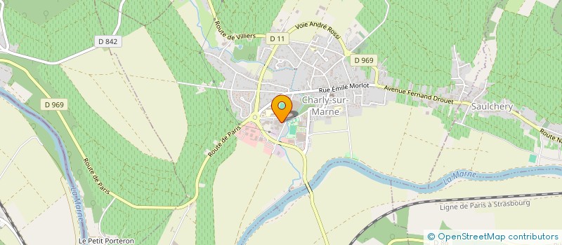 localisation de l'entreprise SARL DORE - LEGUILLETTE PRESTATIONS à CHARLY-SUR-MARNE